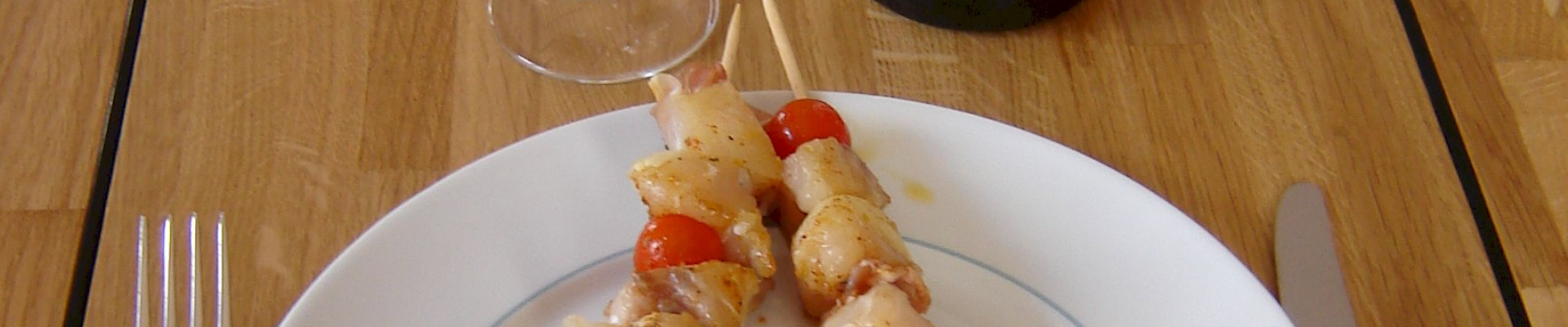 Brochettes de silure