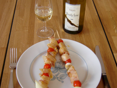 Brochettes de silure